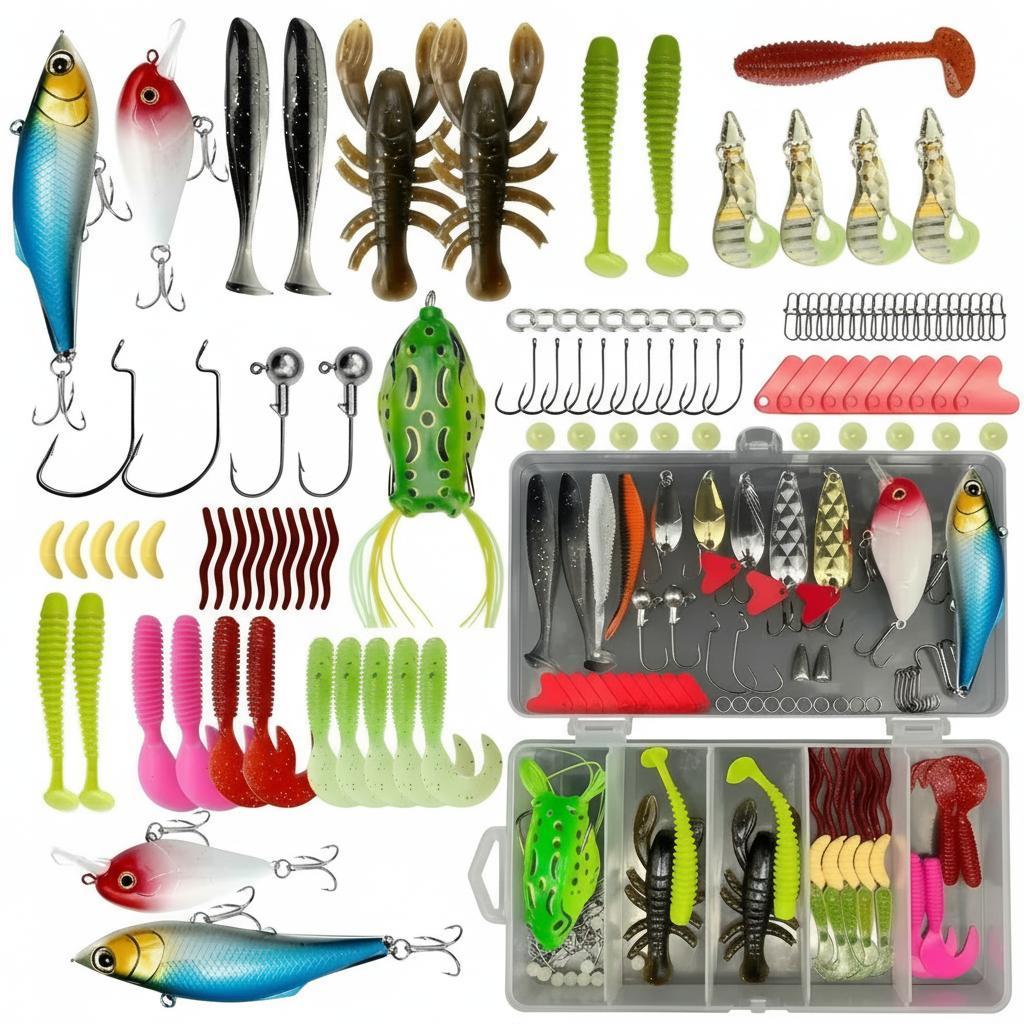 133Pcs Premium Fishing Lures T - Fishing Lure Jig review and price