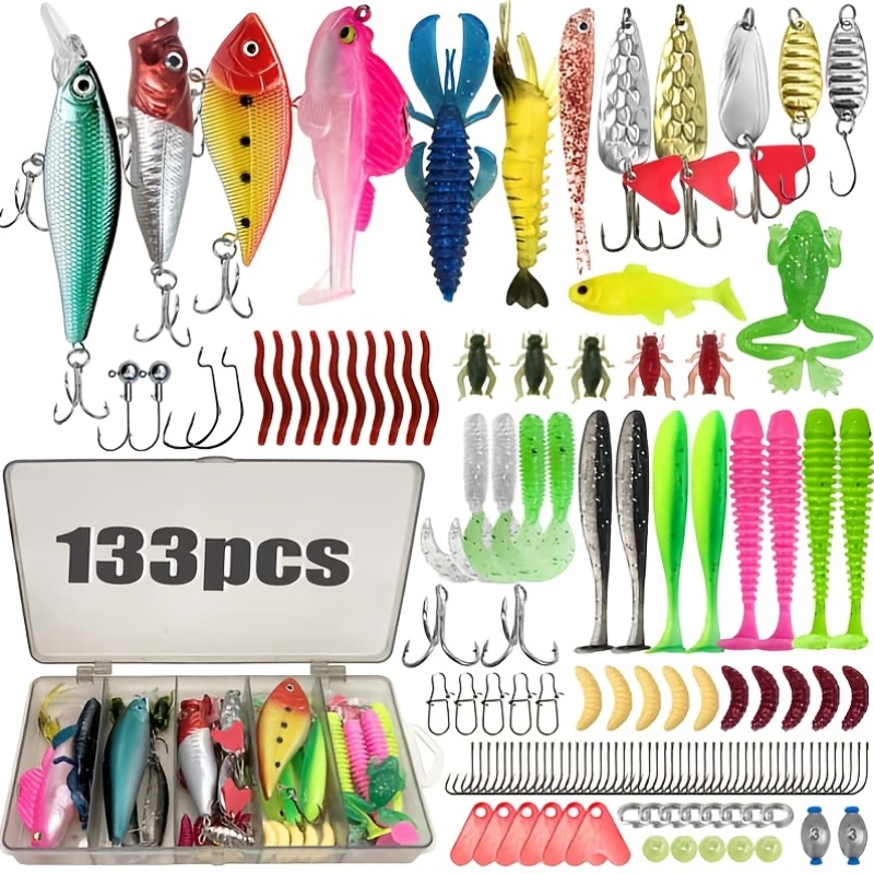 133Pcs Premium Fishing Lures T - Fishing Lure Jig review and price