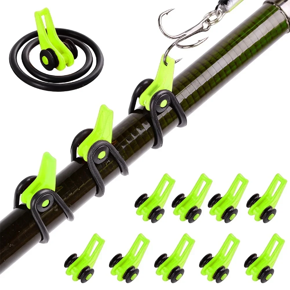 10pcs/lot Fishing Rod Pole Hoo - Fishing Lure Jig review and price