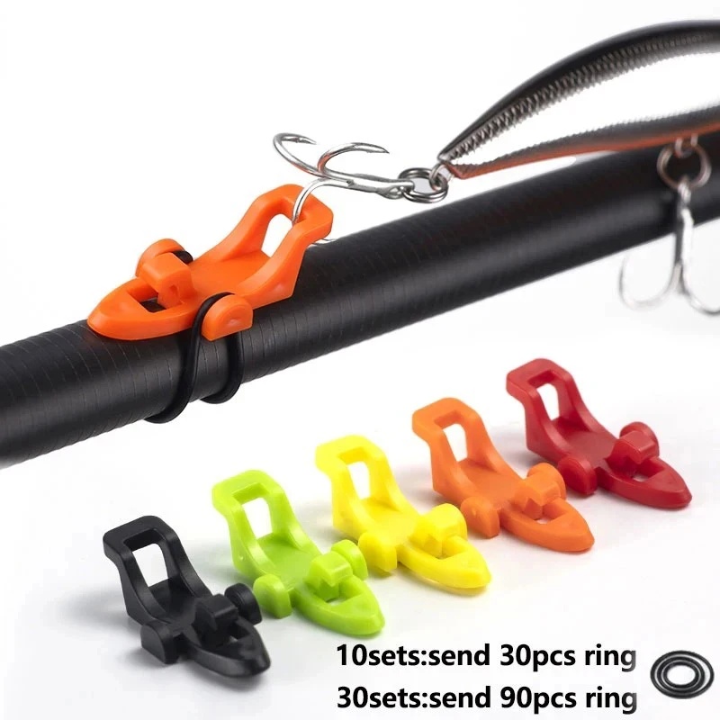 10-20sets Fishing Rod Pole Hoo - Fishing Lure Jig review and price